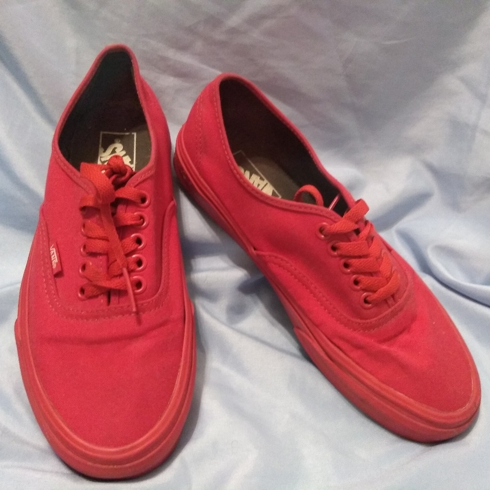 Gently worn Red Hot Vans